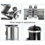 4 inch Car Turbo Exhaust Downpipe V-Band Clamp Stainless Steel 304 Flange Clamp - Image 5