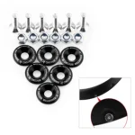 4 PCS Car Universal Fender Flares Wheel Eyebrow Black Not Painted Wheel Eyebrow - Image 5