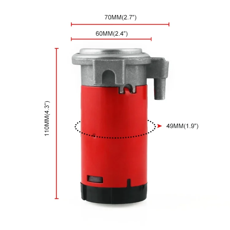 CMS2541_4.webp 12V Portable Air Compressor for Air Horn Car Truck Vehicle - Image 5