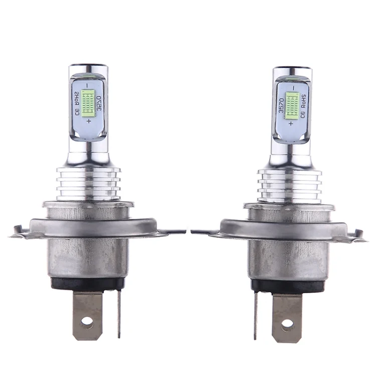 CMS2560BB_1.webp 2 PCS H4 72W 1000LM 6000-6500K Super Bright White Light Car Fog LED Bulbs, DC 12-24V - Image 2