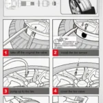 VC601 TPMS 4 Built-in Sensors Tire Pressure Monitoring Alarming System Diagnostic-tool with Bluetooth 4.0 Work on Android / iOS / iPad - Image 9