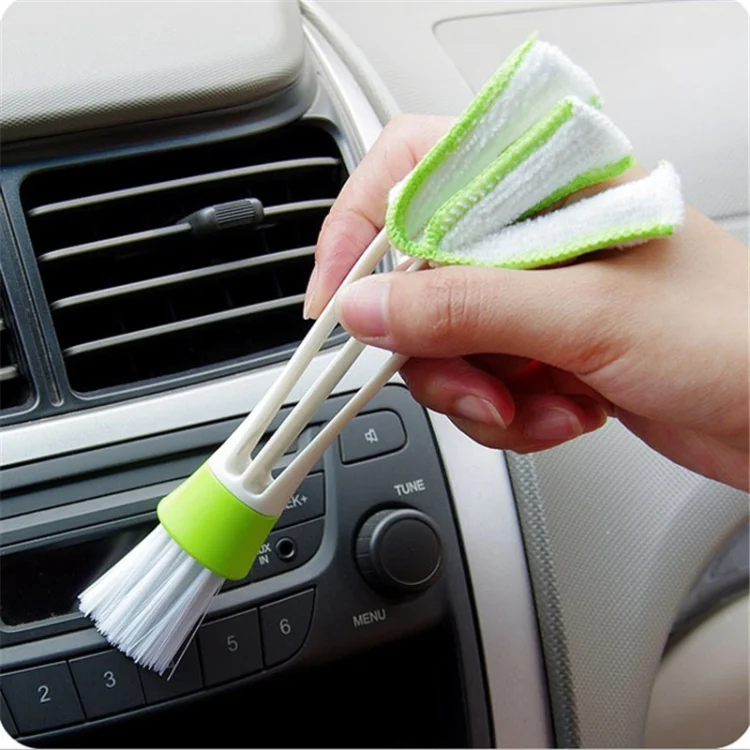 CMS2589_5.webp Clean Tool Dirt Duster Brush Dual Head for Car Air-Condition Vent Blind - Image 6
