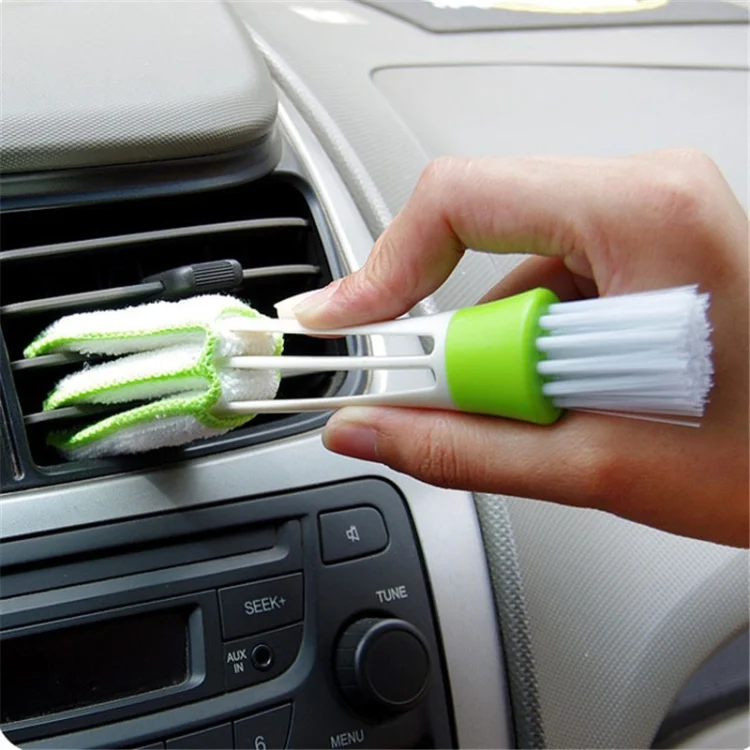 CMS2589_7.webp Clean Tool Dirt Duster Brush Dual Head for Car Air-Condition Vent Blind - Image 8