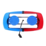 25W 240 LEDs Red Light + Blue Light Waterproof Strobe Light Dome Warning Light, DC 12V, Wire Length: 60cm - Image 3