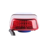 25W 240 LEDs Red Light + Blue Light Waterproof Strobe Light Dome Warning Light, DC 12V, Wire Length: 60cm - Image 4
