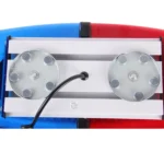 25W 240 LEDs Red Light + Blue Light Waterproof Strobe Light Dome Warning Light, DC 12V, Wire Length: 60cm - Image 6