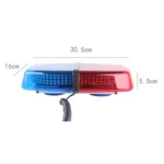 25W 240 LEDs Red Light + Blue Light Waterproof Strobe Light Dome Warning Light, DC 12V, Wire Length: 60cm - Image 7