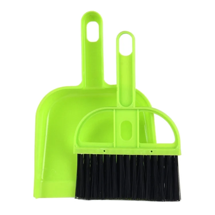 CMS2609G_1.webp Mini Desktop Car Keyboard Sweep Cleaning Brush Small Broom Dustpan Set - Image 2