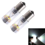 2 PCS 1156/BA15S  350LM 6000K 30W White Light 6 LED Canbus Car Reversing Light / Turn Light, DC 12V