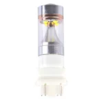 2 PCS T25/3157 Dual Wires 2300 LM 6000K 30W White Light 6 LED Canbus Car Brake Light Bulb, DC 12V - Image 2