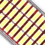 2 PCS DC 12V 6W 41MM Bicuspid Car Door Lamps Registration Mark light Dashboard Dome Door Lights LED Reading Lamp with 33 LED SMD 3014 Lights White - Image 5