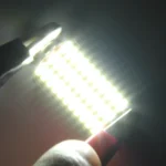 2 PCS DC 12V 6W 41MM Bicuspid Car Door Lamps Registration Mark light Dashboard Dome Door Lights LED Reading Lamp with 33 LED SMD 3014 Lights White - Image 7
