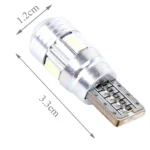 2PCS T10 3W Ice Blue Light 6 SMD 5630 LED Error-Free Canbus Car Clearance Lights Lamp, DC 12V - Image 3