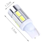2 PCS T10 6W White Light 10 SMD 5630 LED Car Clearance Lights Lamp, DC 12V - Image 3