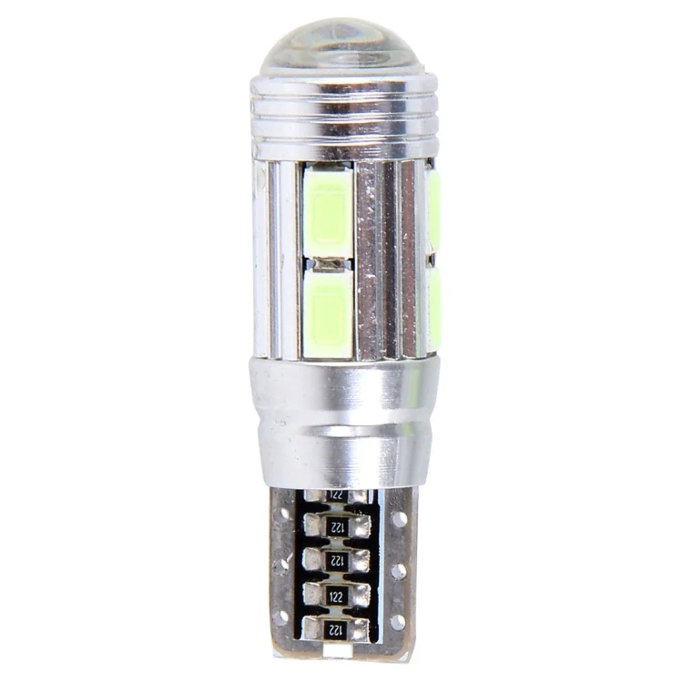 CMS2658_1.webp 2PCS T10 6W Ice Blue Light 10 SMD 5630 LED Error-Free Canbus Car Clearance Lights Lamp, DC 12V - Image 2
