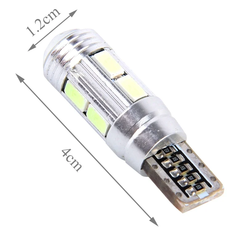 CMS2658_2.webp 2PCS T10 6W Ice Blue Light 10 SMD 5630 LED Error-Free Canbus Car Clearance Lights Lamp, DC 12V - Image 3