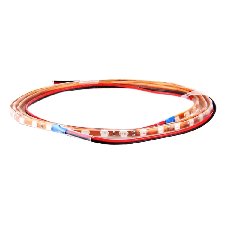 CMS2698FL_1.webp 5 PCS 45 LED 3528 SMD Waterproof Flexible Car Strip Light for Car Decoration, DC 12V, Length: 90cm - Image 2