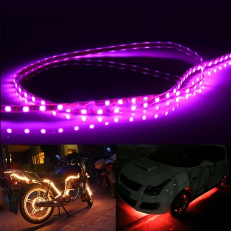 CMS2698FL_4.webp 5 PCS 45 LED 3528 SMD Waterproof Flexible Car Strip Light for Car Decoration, DC 12V, Length: 90cm - Image 5