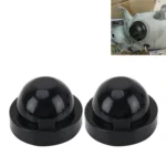 2 PCS K90 Universal Car LED Headlight HID Xenon Lamp Silicone Dust Cover Seal Caps Car Dust Cover Waterproof Dustproof Sealing Headlamp Cover for Car Retrofit, Inner Diameter: 9cm