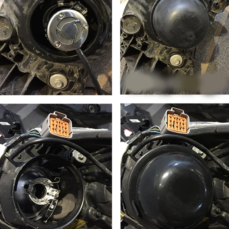CMS2828_7.webp 2 PCS Universal Car LED Headlight HID Xenon Lamp Silicone Dust Cover Seal Caps LED Headlight Seal Dust Seal Cover Dust Cover for H1 H3 H7 H11 / H8 9005 / 9006 - Image 8