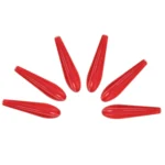 6 PCS Universal Resin Rear Spoiler Car Auto Rear Spoiler Exterior Rear Spoiler Kit Car Crash Strip Spoiler Routed Board Mute Rectifier Noise Reduction Spoiler - Image 2