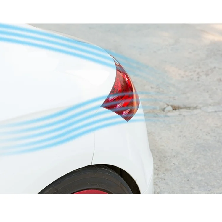 CMS2845R_7.webp 6 PCS Universal Resin Rear Spoiler Car Auto Rear Spoiler Exterior Rear Spoiler Kit Car Crash Strip Spoiler Routed Board Mute Rectifier Noise Reduction Spoiler - Image 8