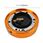 Universal Billet Aluminum Thin Version Auto Steering Wheel Quick Release Kit with Security Lock for Modified and Racing Car - Image 3