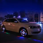 4 PCS Solar High Power Car LED Colorful Wheel Lights - Image 9