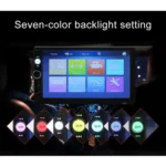 7010B HD 2 Din 7 inch Car Bluetooth Radio Receiver MP5 Player, Support FM & USB & TF Card - Image 8