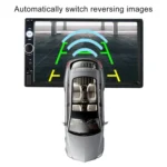 7010B HD 2 Din 7 inch Car Bluetooth Radio Receiver MP5 Player, Support FM & USB & TF Card - Image 9