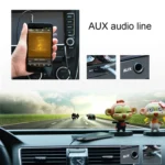 3.5mm Male to USB 2.0 Female Audio Converter Retractable Coiled Cable for Car MP3 Speaker U Disk, Length: 1m - Image 5