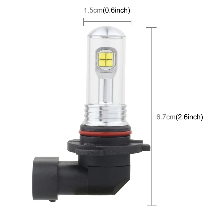 CMS3001WL_3.webp 2 PCS  9006 40W 800 LM 6000K 8 CREE LEDs Car Fog Lights, DC 12V - Image 4