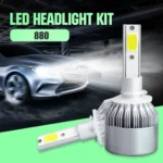 2pcs 880/881 18W 1800LM 6000K Waterproof IP68 Car Auto LED Headlight with 2 COB LED Lamps, DC 9-36V - Image 4
