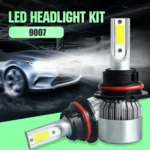 2pcs 9007 18W 1800LM 6000K Waterproof IP68 Car Auto LED Headlight with 2 COB LED Lamps, DC 9-36V - Image 4