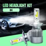 2pcs H4 18W 1800LM 6000K Waterproof IP68 Car Auto LED Headlight with 2 COB LED Lamps, DC 9-36V - Image 4