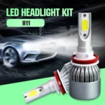 2pcs H8/H11 18W 1800LM 6000K Waterproof IP68 Car Auto LED Headlight with 2 COB LED Lamps, DC 9-36V - Image 4