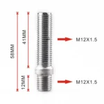 20 PCS 5.8cm Universal Car Modification Extended Wheels Stud Conversion M12x1.5 to M12x1.5 Screw Adapter LN032 LN033 LN044 - Image 3