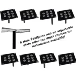 Car Front Bumper Tow Hook License Plate Mounting Bracket Holder for Mitsubishi Lancer-ex - Image 6