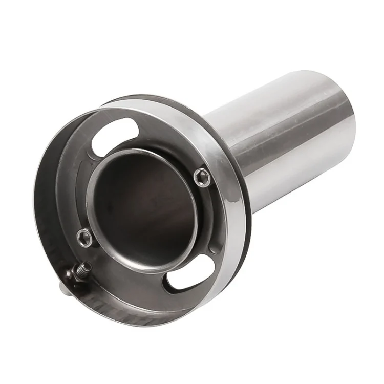 CMS30943_1.webp 4.5 inch Universal Car 304 Stainless Steel Exhaust Pipe Muffler Unadjustable Tail Muffler Tip - Image 2