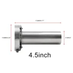 4.5 inch Universal Car 304 Stainless Steel Exhaust Pipe Muffler Unadjustable Tail Muffler Tip - Image 4
