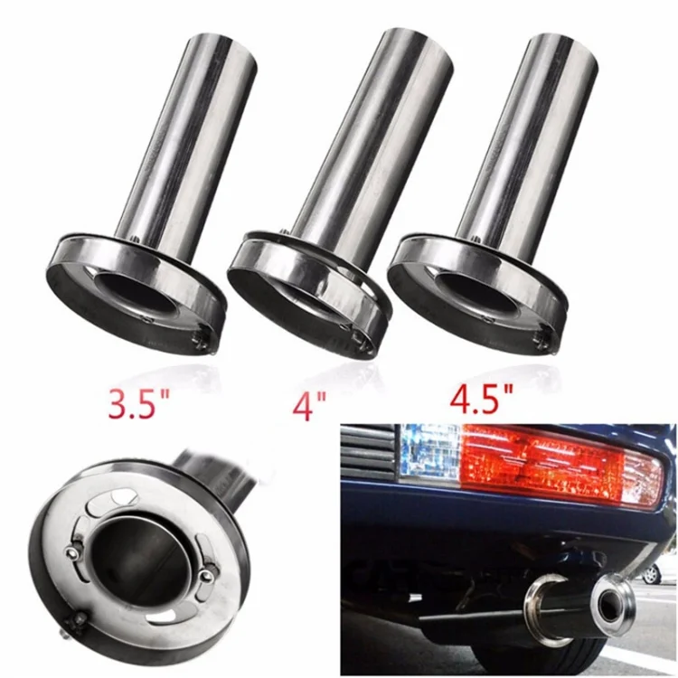 CMS30946_4.webp 4.5 inch Universal Car 304 Stainless Steel Exhaust Pipe Muffler Adjustable Tail Muffler Tip - Image 5