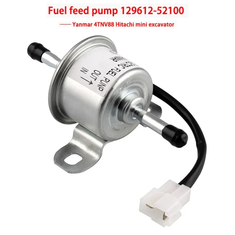 CMS3099_1.webp Car 90L/H In-Line Injection Fuel Pump External Electric Fuel Pump Flow 129612-52100 for Yanmar 4TNV88 Hitachi Mini Excavator - Image 2