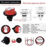 10 AWG Battery Switch Connecting Cable for Car / Motorcycle / Ocean Liner - Image 5