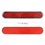 3R-2150 2 PCS Car Plastic Reflect Warning Sticker Outside Sticker - Image 3