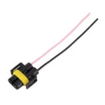 H11 Bulb Holder Base Male Socket with Wire - Image 2