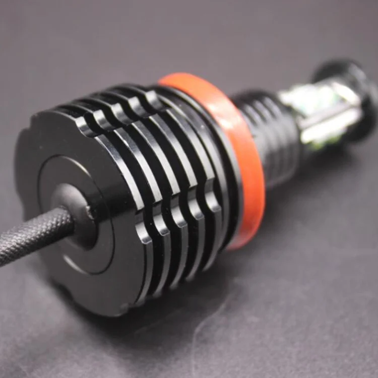 CMS3255_2.webp 2 PCS DC 12-24V 40W 1800LM 8-LED Car Angel Eyes Halo Ring Marker Light Bulb, (White Light), For X5 E70 all models 2007-UP, X6 E71 All models 2008-up, E60, E61, E90 - Image 3