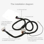 Car Radio Stereo Ampplified DSP Extension Cable Wiring Harness, Cable Length: 1.5m, For Nissan Tiida, Sylphy, Infiniti QX35, Mazda 6, New Tiida and More Vehicles - Image 4