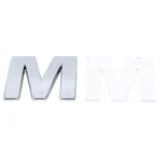 Car Vehicle Badge Emblem 3D English Letter Self-adhesive Sticker Decal, Size: 4.5*4.5*0.5cm - Image 4