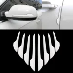 8 PCS Car Vehicle Door Side Guard Anti Crash Strip Exterior Avoid Bumps Collsion Impact Protector Sticker