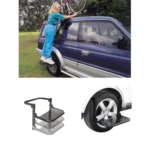 Portable Folding Car Stairs Tyre Mount Steps Ladder for Pickup Trucks, Truck, SUV - Image 5